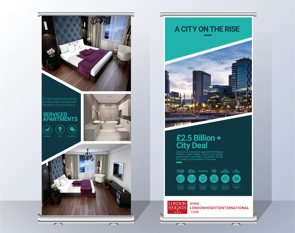 Roller banner design