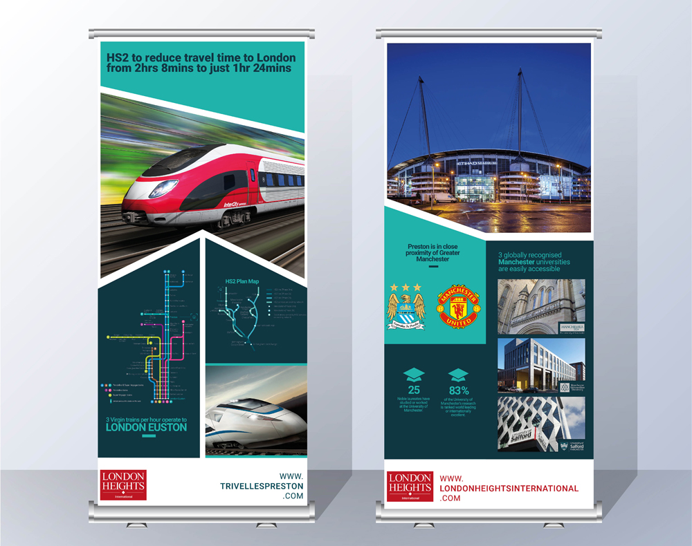 Roller banner design