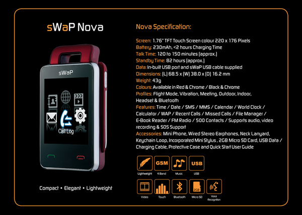 sWaP watch specification