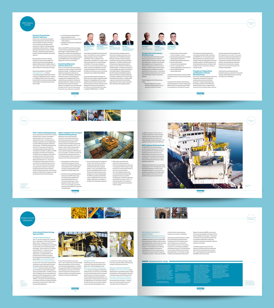 WNTI annual report spreads